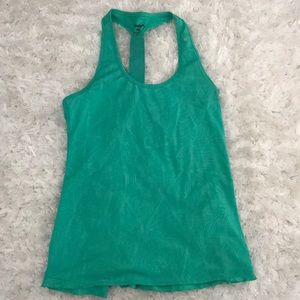 Reebok green tank top